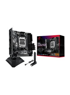 ASUS ROG Strix X870-I Gaming Wi-Fi ATX Motherboard, X870 Chipset, AM5 Socket, 2*DIMM DDR5 96GB Max Memory, 2*M.2, 1*PCIe 5.0*16, 1*2.5Gb Ethernet & Wi-Fi 7, Bluetooth v5.4, 1*HDMI, Dual USB4, Exclusive AI Technologies, Overclocking Technologies | 90MB1IW0-M0EAY0 Black  - Image 4