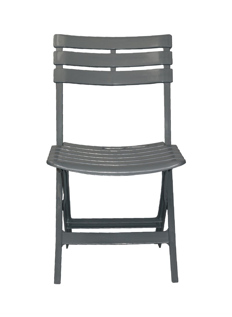 ESQUBE Esqube Adults Folding Chair Patio Lawn Garden Outdoor Chair Grey Color Grey  - Image 5