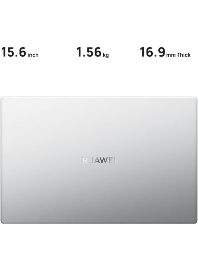 MateBook D15 Laptop With 15.6-Inch Display, Intel Core i5-1135G7 Processor/8GB RAM/512GB SSD/Windows 11/Intel Iris XE Graphics/ English/Arabic Space Grey