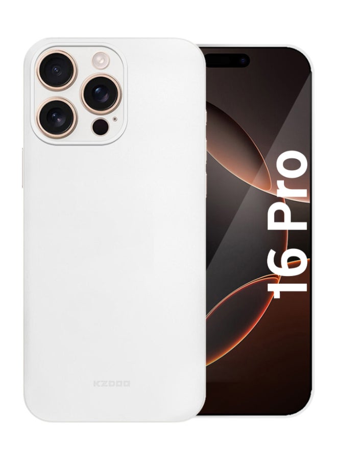 MARGOUN Case Cover for Apple iPhone 16 Pro, Air Skin Series Back Cover Sturdy Durable Thin Case Drop Protection Cover - White White - Image 1