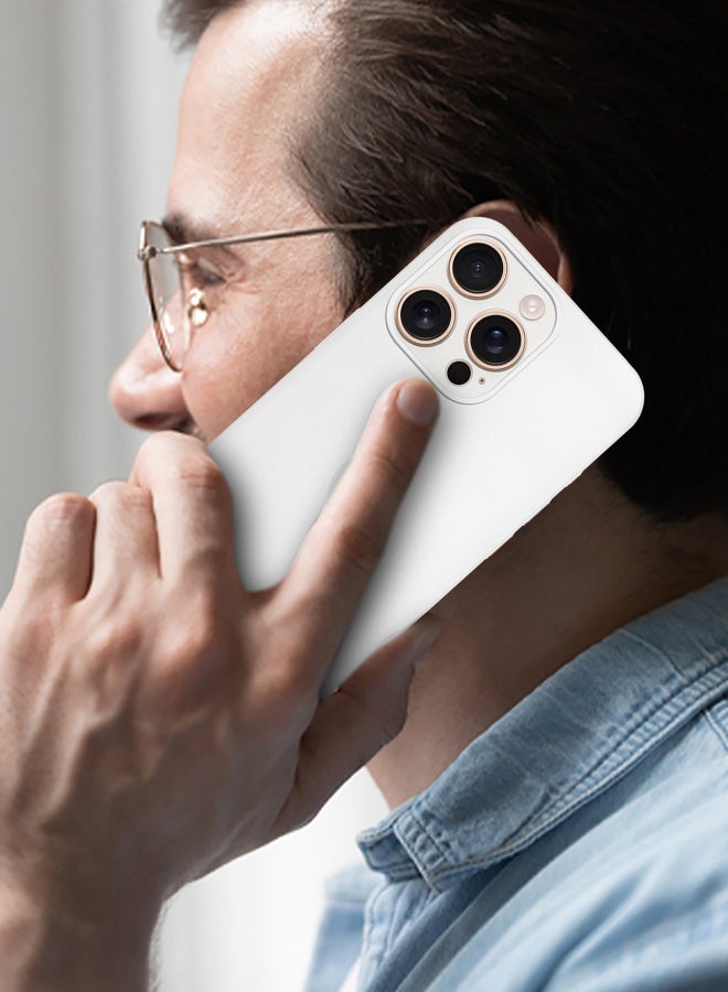 MARGOUN Case Cover for Apple iPhone 16 Pro, Air Skin Series Back Cover Sturdy Durable Thin Case Drop Protection Cover - White White - Image 5