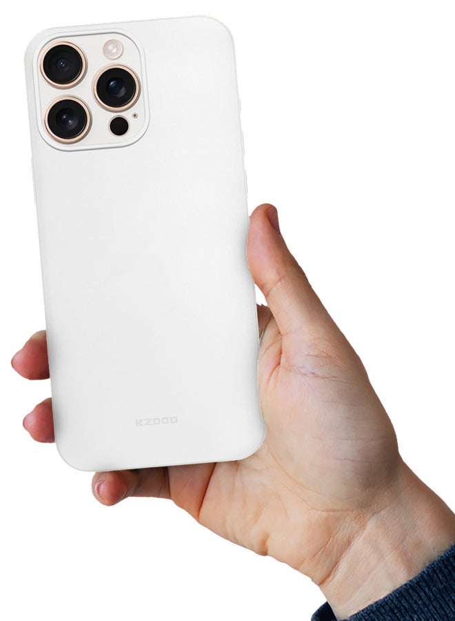 MARGOUN Case Cover for Apple iPhone 16 Pro, Air Skin Series Back Cover Sturdy Durable Thin Case Drop Protection Cover - White White - Image 3