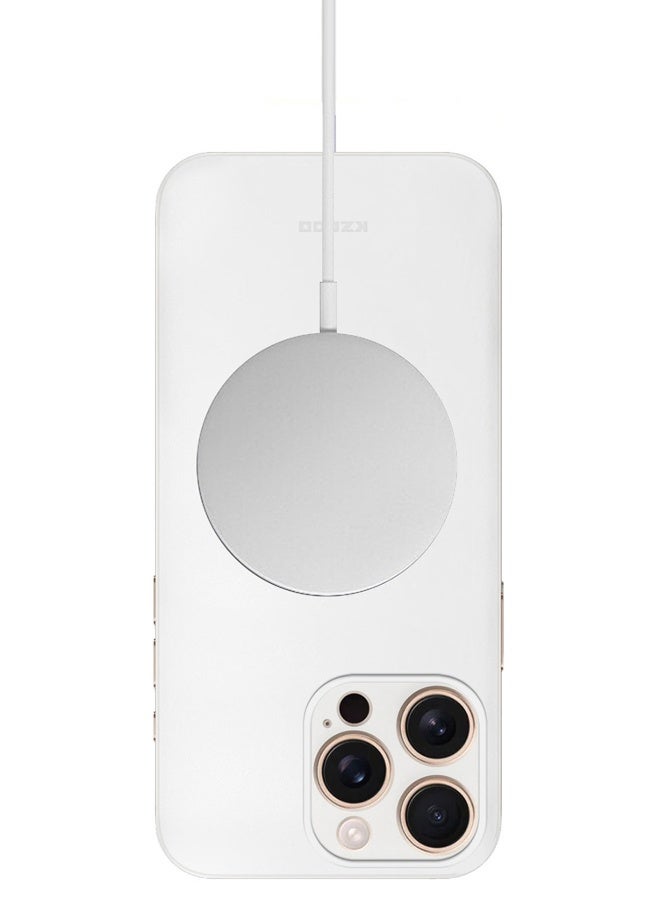 MARGOUN 3Packs Case Cover For Apple Iphone 16 Pro, Air Skin Series Back Cover Sturdy Durable Thin Case Drop Protection Cover With Two Shockproof Screen Protectors White - Image 4