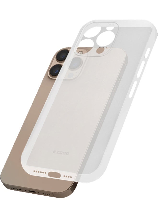 MARGOUN 3Packs Case Cover For Apple Iphone 16 Pro, Air Skin Series Back Cover Sturdy Durable Thin Case Drop Protection Cover With Two Shockproof Screen Protectors White - Image 2