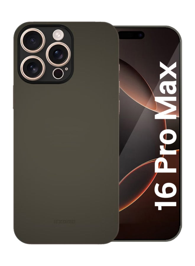 مارجون Case Cover for Apple iPhone 16 Pro Max, Air Skin Series Back Cover Sturdy Durable Thin Case Drop Protection Cover - Green Dark Green - Image 1