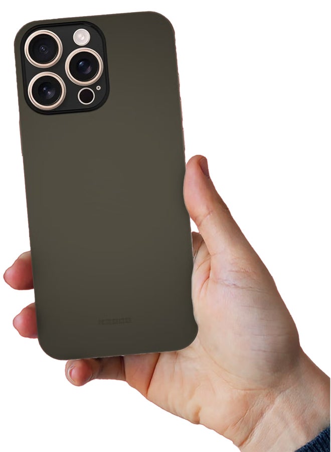 مارجون Case Cover for Apple iPhone 16 Pro Max, Air Skin Series Back Cover Sturdy Durable Thin Case Drop Protection Cover - Green Dark Green - Image 3