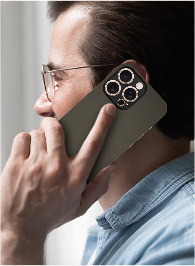 مارجون Case Cover for Apple iPhone 16 Pro Max, Air Skin Series Back Cover Sturdy Durable Thin Case Drop Protection Cover - Green Dark Green - Image 5