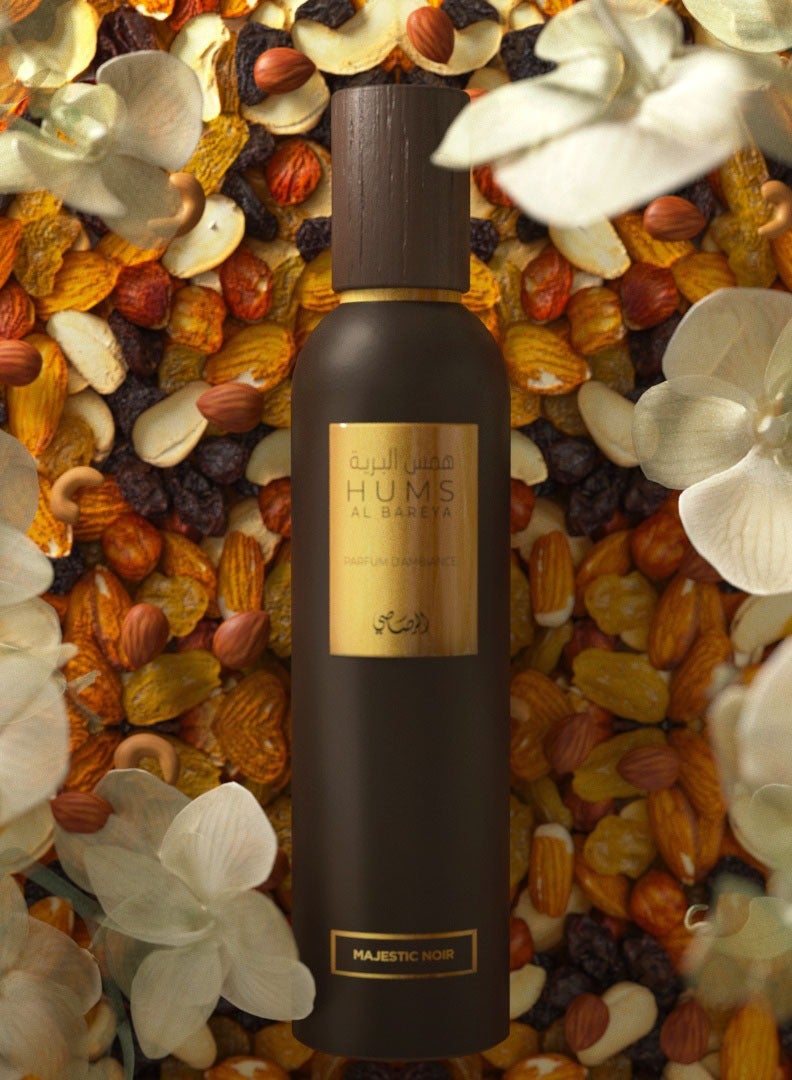 Rasasi Hums Al Bareya Majestic Noir Unisex 250ml  - Image 4