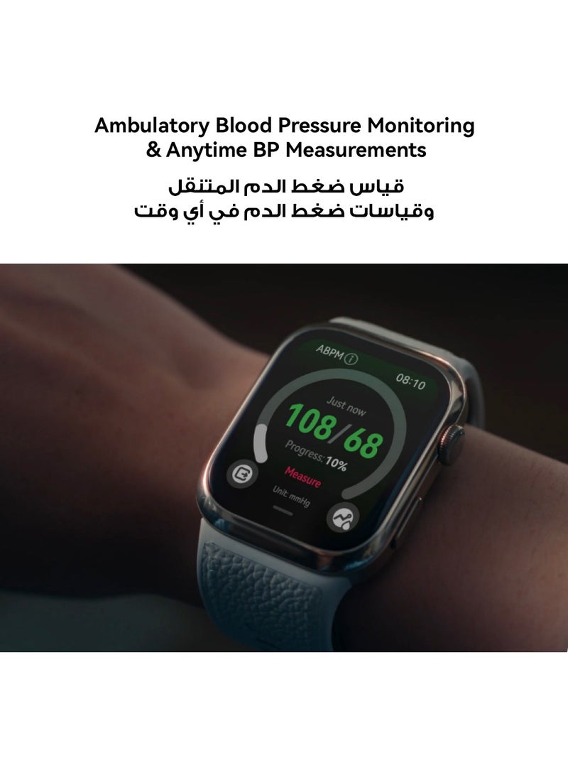 هواوي - WATCH D2 Smartwatch, 1.82" AMOLED Touch display, Blood Pressure Monitoring, Slim Design, Bluetooth Calling, Compatible with iOS Android, 6 months HUAWEI care+, Free Smart Scale, Black - Image 1