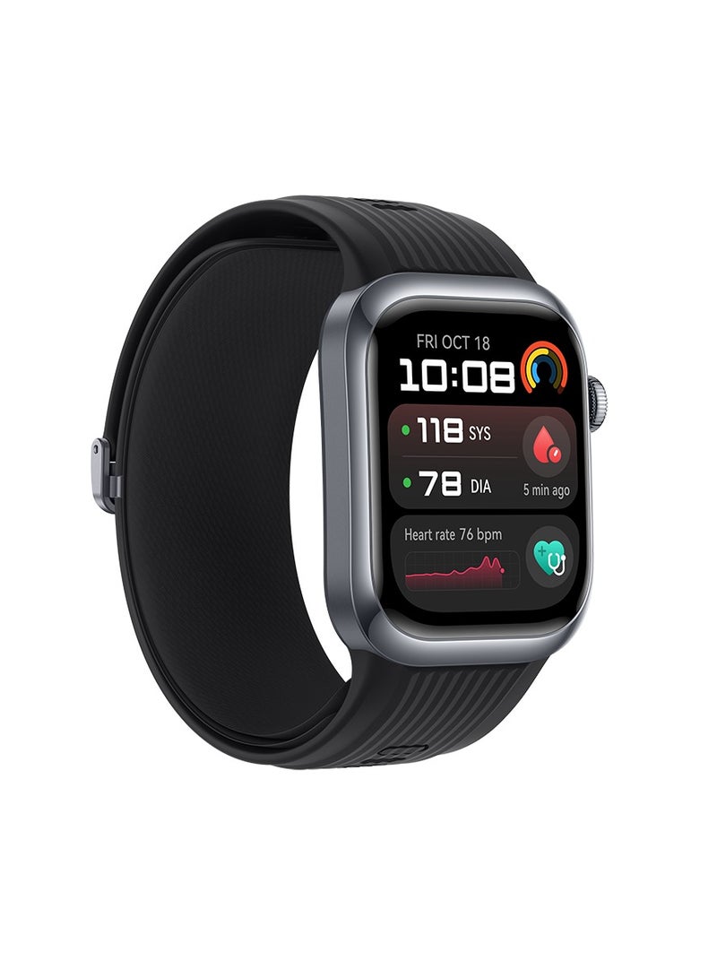 هواوي - WATCH D2 Smartwatch, 1.82" AMOLED Touch display, Blood Pressure Monitoring, Slim Design, Bluetooth Calling, Compatible with iOS Android, 6 months HUAWEI care+, Free Smart Scale, Black - Image 1