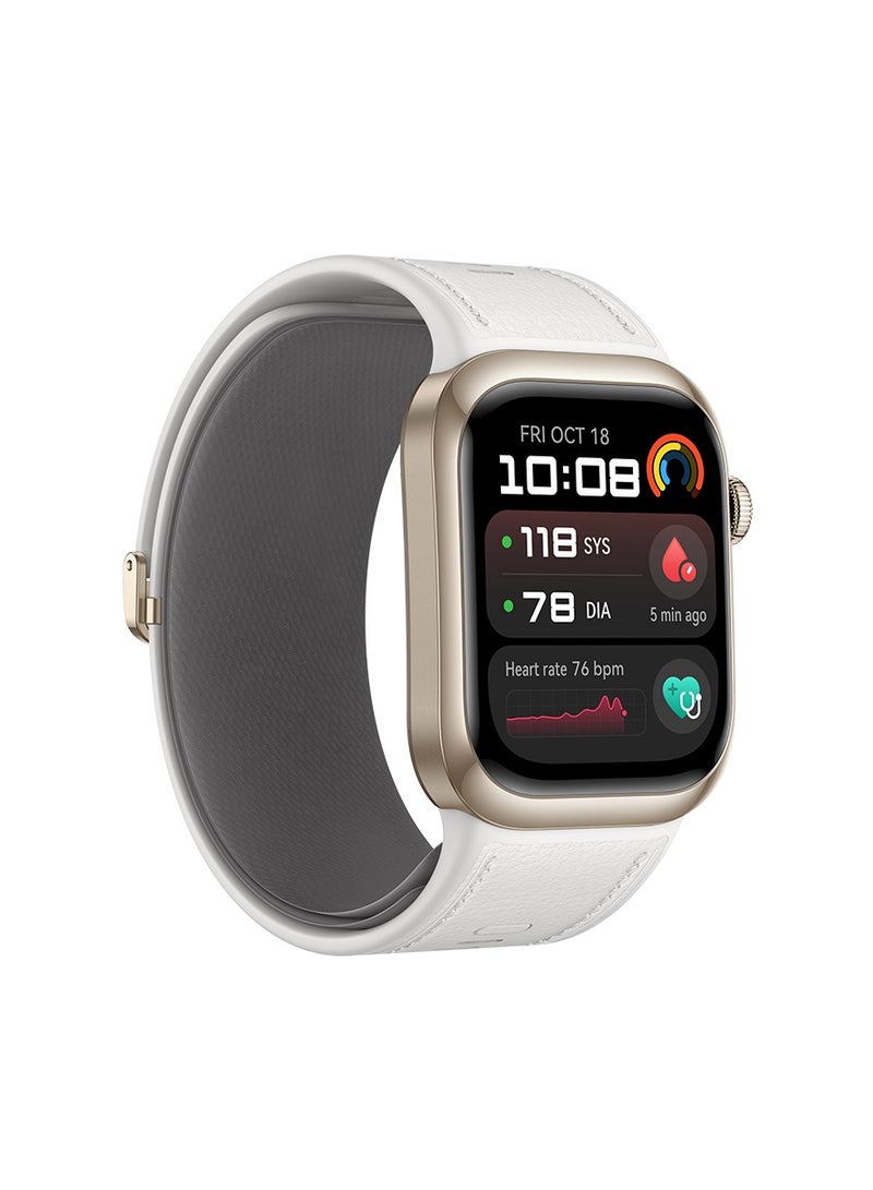 HUAWEI - WATCH D2 Smartwatch, 1.82" AMOLED Touch display, Blood Pressure Monitoring, Slim Design, Bluetooth Calling, Compatible with iOS Android, 6 months HUAWEI care+, Free Smart Scale, Gold - Image 1