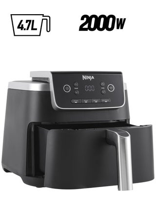 Air Fryer Pro 4.7L, Single Drawer, 4-in-1, Air Fry, Roast, Reheat, Dehydrate, Cooks 1-2 Portions, Digital, Cook From Frozen, Non-Stick Drawer & Crisper Basket 4.7 L 1500 W AF140ME Black - pnsku/N70117423V/45/_/1739808206/b113d35f-2afc-46ee-934a-d72c8a71193d