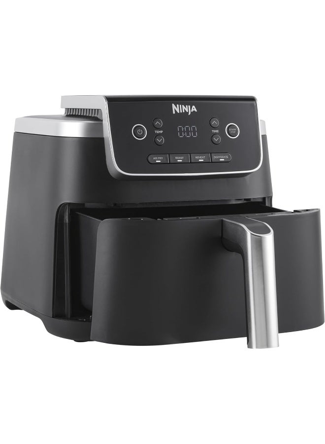 Ninja Air Fryer Pro 4.7L, Single Drawer, 4-in-1, Air Fry, Roast, Reheat, Dehydrate, Cooks 1-2 Portions, Digital, Cook From Frozen, Non-Stick Drawer & Crisper Basket 4.7 L 1500 W AF140ME Black - Image 1