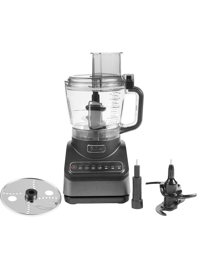 Ninja Food Processor with 4 Automatic Programs; Chop, Puree, Slice, Mix, and 3 Manual Speeds, 2.1L Bowl, Chopping, Slicing & Dough Blades, Dishwasher Safe Parts 2.1 L 850 W BN650ME Silver - Image 2