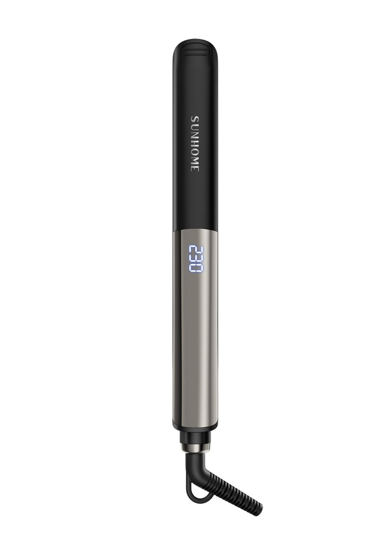 Ceramic Hair Straightener, 2 in 1 Hair Straighteners and Curlers with Ceramic Coating for Smooth Glide, 10 Second Heat up, Up to 230°C, Lasting Results for Curl/Wave/Straighten Hair Grey - pnsku/N70117434V/45/_/1728442036/7b50b4d8-3882-47bf-b57b-66c3c7fa3903