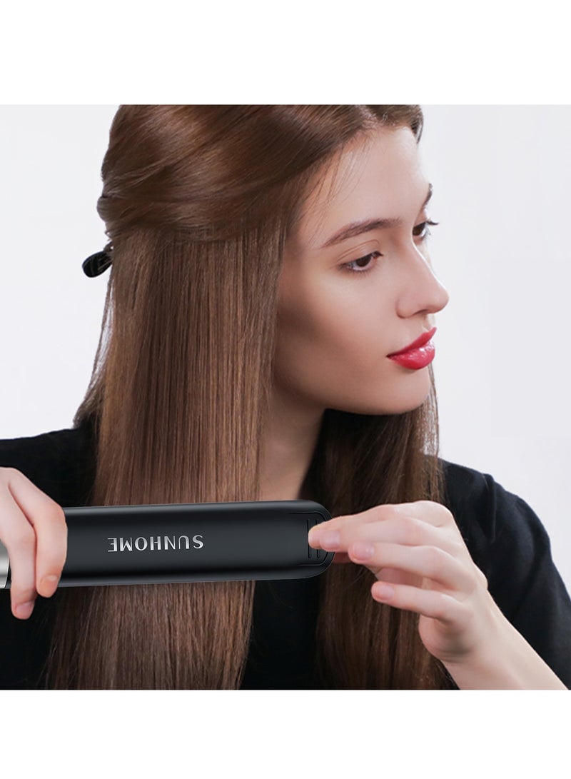 Ceramic Hair Straightener, 2 in 1 Hair Straighteners and Curlers with Ceramic Coating for Smooth Glide, 10 Second Heat up, Up to 230°C, Lasting Results for Curl/Wave/Straighten Hair Grey - pnsku/N70117434V/45/_/1728442048/d270fbbf-9215-4baf-9e97-b336a64238f9