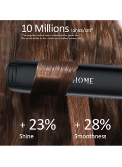 صن هوم Ceramic Hair Straightener, 2 in 1 Hair Straighteners and Curlers with Ceramic Coating for Smooth Glide, 10 Second Heat up, Up to 230°C, Lasting Results for Curl/Wave/Straighten Hair Grey  - Image 5