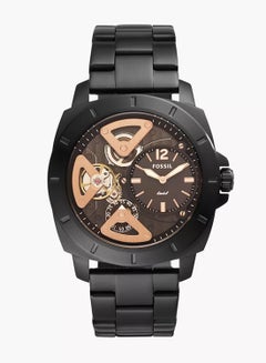 FOSSIL Men's Privateer Black Stainless Steel Watch - BQ2788 – 45mm  - Image 1