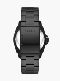 FOSSIL Men's Privateer Black Stainless Steel Watch - BQ2788 – 45mm  - Image 3