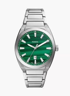 FOSSIL Men's Everett Three-Hand Date Stainless Steel Watch FS6056 - 42mm  - Image 1