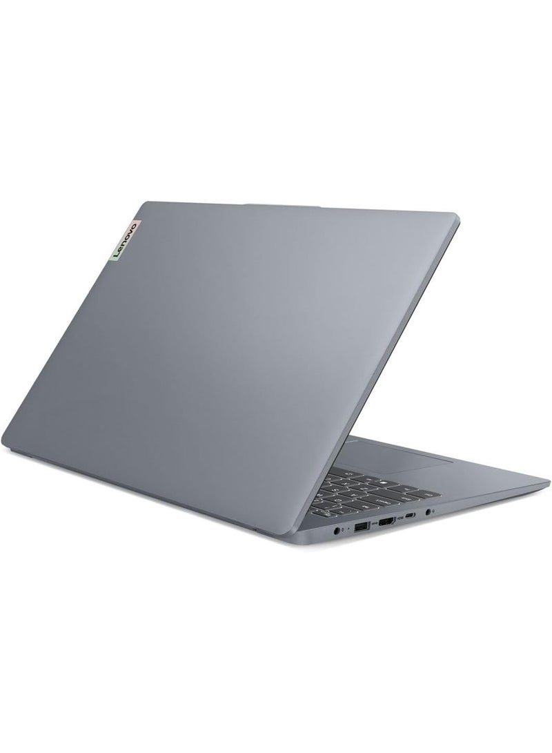 Lenovo - IdeaPad Slim 3 Laptop With 15.6-Inch Display, Core i5-13420H Processor/8GB RAM/512GB SSD/Intel Iris XE Graphics/DOS/ English/Arabic Storm Grey - Image 1