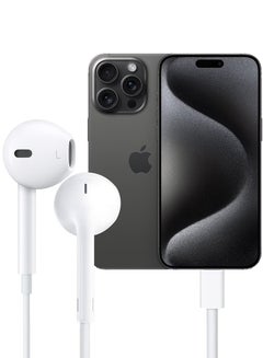 MARGOUN ( for iPhone 15 Pro Max ) Wired Headphone For Apple Type C Wired iPhone Headphones In-Ear Earbuds Built-in Microphone and Volume Control White  - Image 2