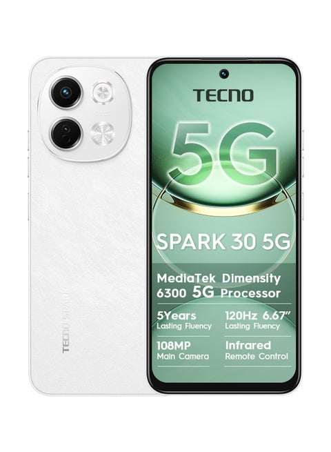 Spark 30 Dual SIM Aurora Cloud 8GB RAM 256GB 5G - Middle East Version