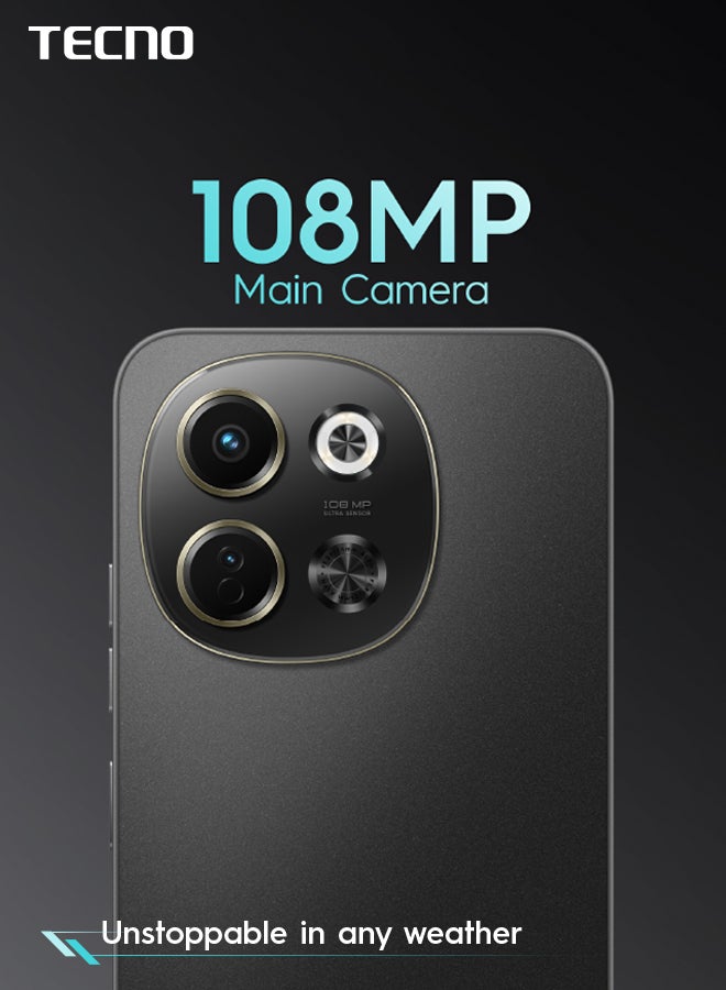 TECNO - Spark 30 Dual SIM Midnight Shadow 8GB RAM 256GB 5G - Middle East Version - Image 1