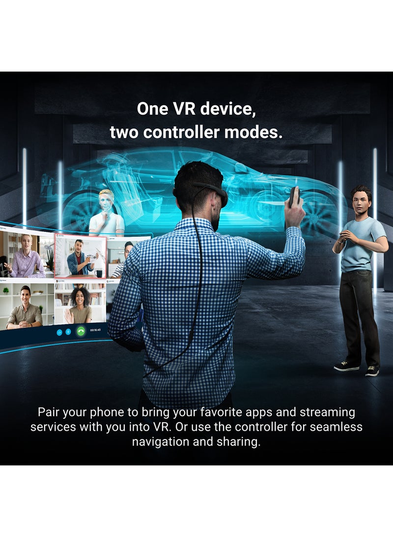 HTC - Vive Flow VR Glasses Black - Image 1
