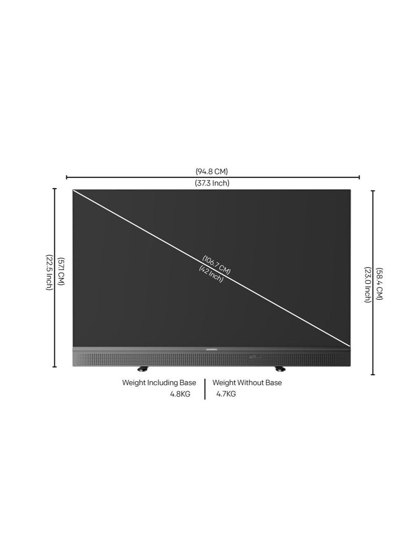 Skyworth SKYWORTH 42E6500G - 42" 2K LED TV (Google TV) 42E6500G BLACK  - Image 5