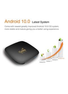 وونكت Mini Smart Android 10.0 Tv box [2GB / 16GB] Amlogic S905L Quad Core 2.4G / 5G WIFI 4K H265 Media Player Quad Core Android TV Box Set Q96 Black  - Image 2