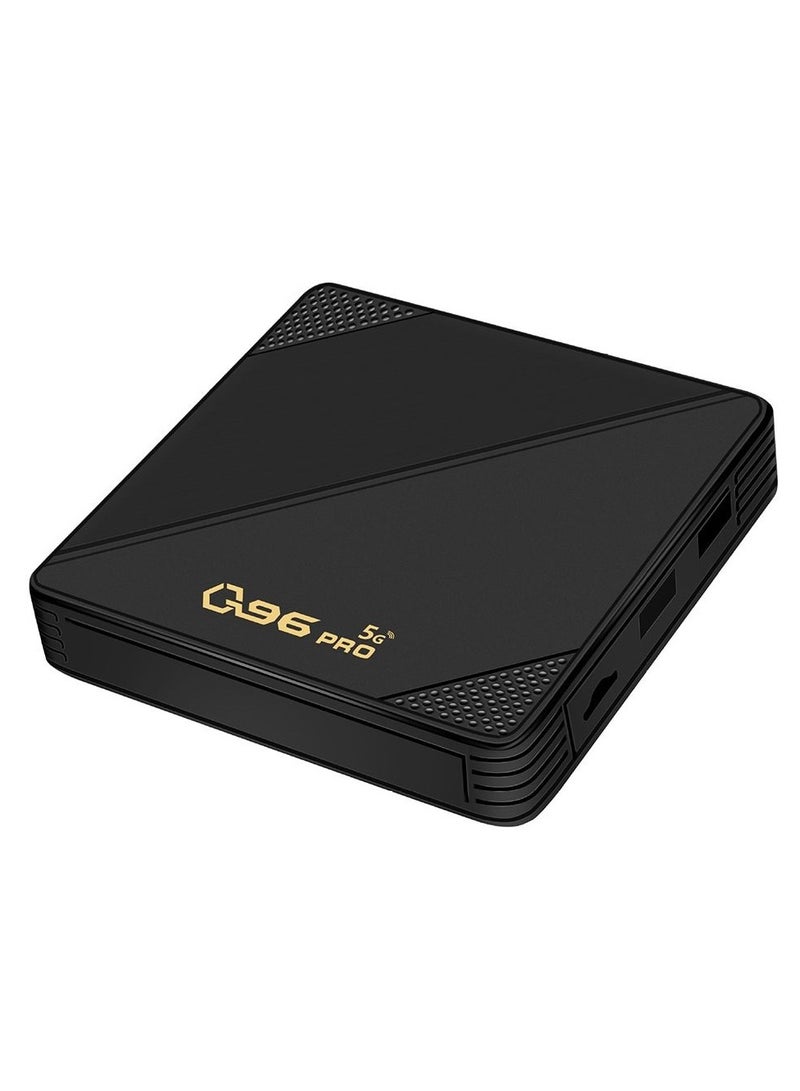 Wownect Pro Mini Smart Android 11.1 Tv box [2GB / 16GB] Amlogic S905L Quad Core 2.4G / 5G WIFI 4K H265 Media Player Quad Core Android TV Box Q96P Black  - Image 1