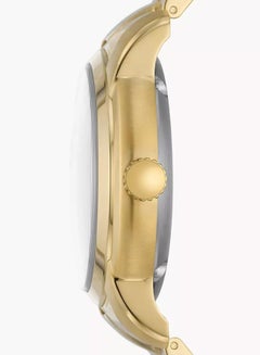 FOSSIL Men's Heritage Round Mechanical Watch ME3232 - 43 mm - Gold  - Image 3