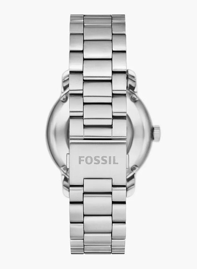 فوسيل - Men's Heritage Round Mechanical Watch ME3224 - 43 mm - Silver - Image 1