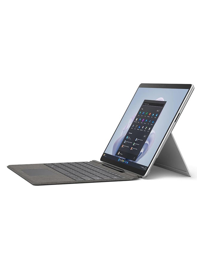 مايكروسوفت Surface Pro 9 QIY-00007 Laptop With 13-Inch Display, Core i7-1255U Processor/16GB RAM/512GB SSD/Intel Iris Xe Graphics/Windows 11 Pro English/Arabic Platinum - Image 2