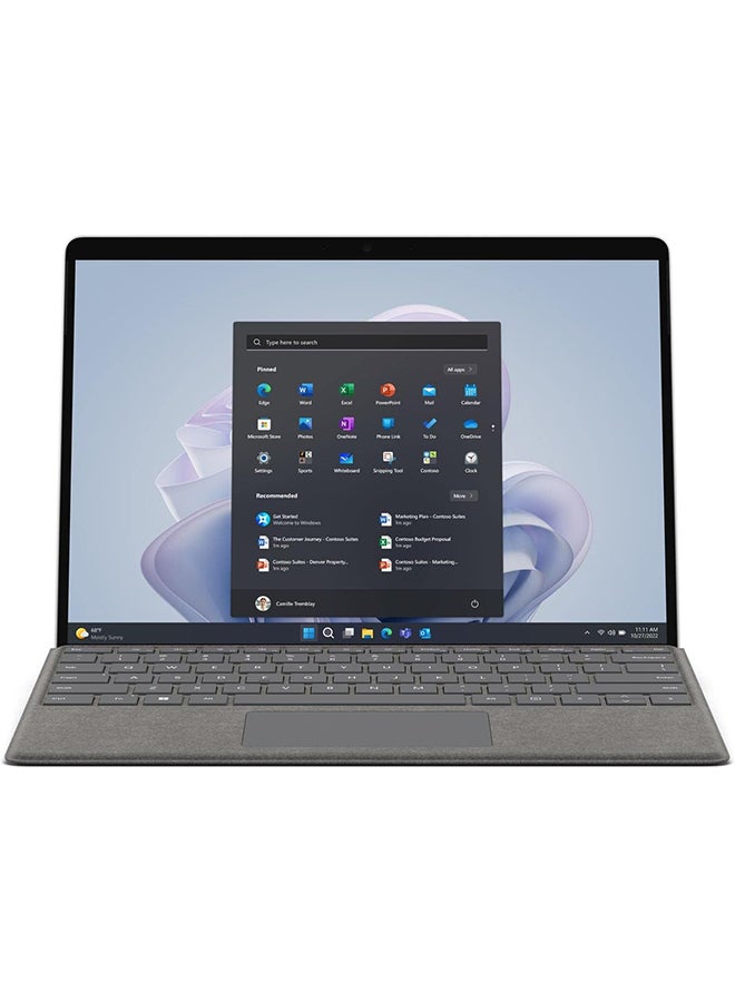 مايكروسوفت Surface Pro 9 QIY-00007 Laptop With 13-Inch Display, Core i7-1255U Processor/16GB RAM/512GB SSD/Intel Iris Xe Graphics/Windows 11 Pro English/Arabic Platinum - Image 5