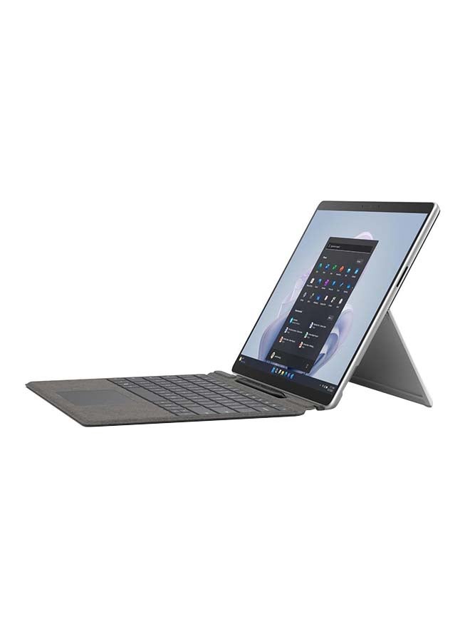 Microsoft - Surface Pro 9 Laptop With 13-Inch Display, Core i7-1255U Processor/16GB RAM/512GB SSD/Intel Iris Xe Graphics/Windows 11 Pro English/Arabic Platinum - Image 1