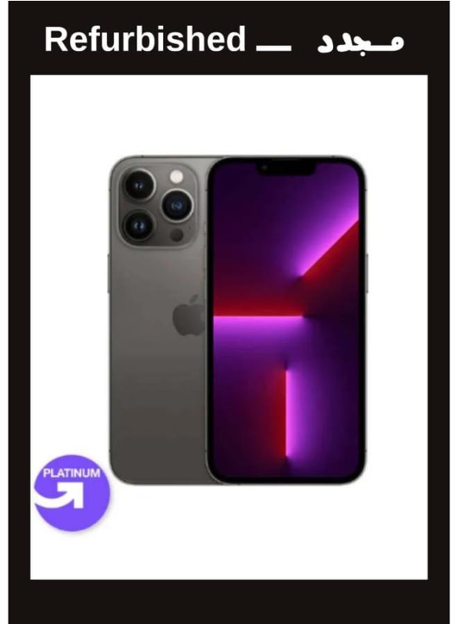 ابل  UPGRADE | Refurbished |APPLE iPhone 13 Pro 256GB Graphite Single Sim | Platinum Grade - Image 1