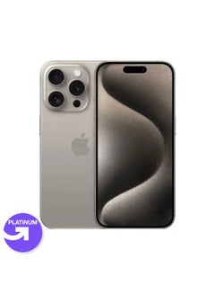 UPGRADE | Refurbished |APPLE iPhone 15 Pro Max 256GB 6Ram Single Sim Natural Titanium | Platinum Grade
