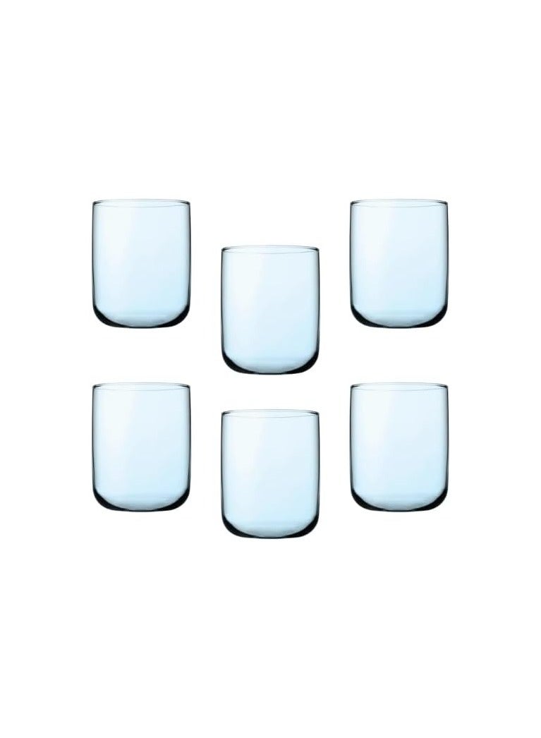 باساباتشي طقم أكواب  آيكونك - ٦ أكواب - سعة ٢٨٠ مل - اللون الفيروزي - صناعة تركية - Image 1