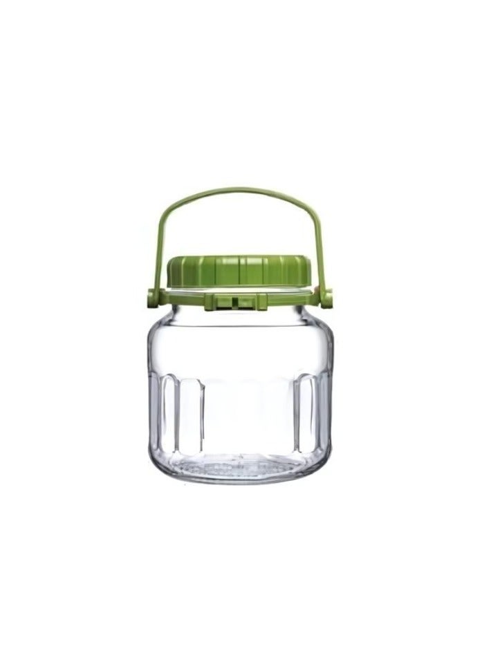 باساباتشي Pasabahce Glass Jar with Airtight Lid Harvest 2 Liter-Turkey Made  - Image 1