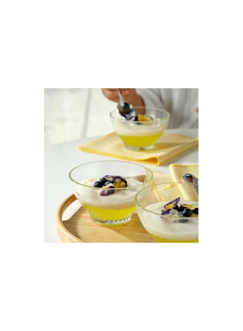 باساباتشي Pasabahce Infinity Soup Bowl Set of 6 bowls, (124 mm 4 3/4"),Turkey Made 415ml  - Image 5