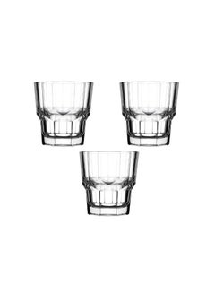 Pasabahce Pasabahce Juice Glass, Set of 3 Serenity Old Fashioned Glass 210ml,Turkey Made  - Image 1