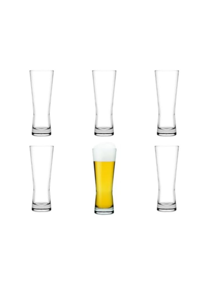 باساباتشي طقم أكواب عصير  سيرفيزا - ٦ أكواب - سعة ٣٤٠ مل - شفاف - Image 1