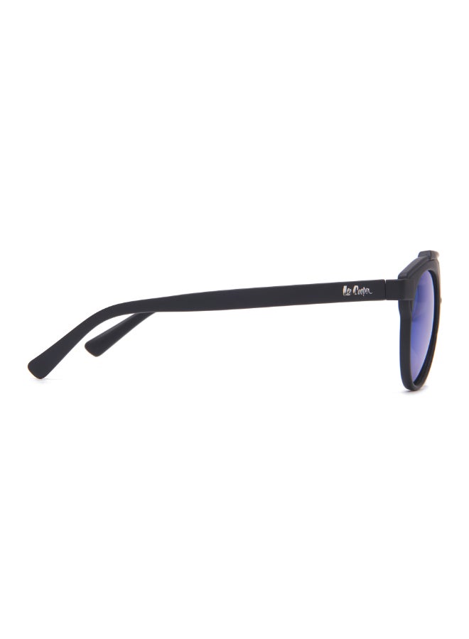 Lee Cooper Kids' Polarized Sunglasses Black Frame Blue Mirror Mirror Lens 48mm  - LCK102C01 - Image 4