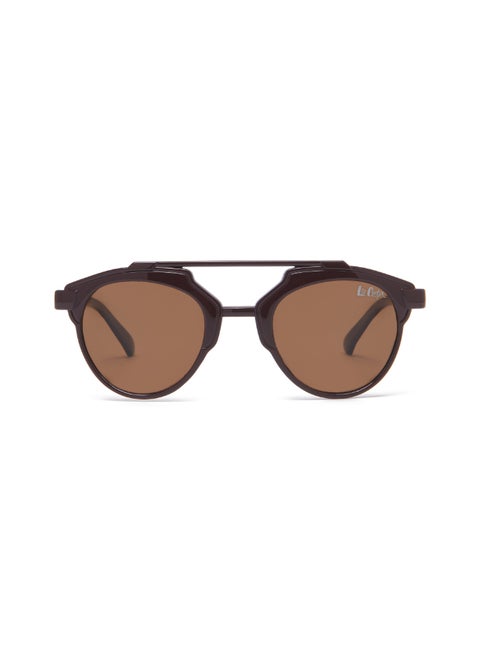 Kids' Polarized Sunglasses Brown Frame Brown Lens - 48mm Lens - LCK102C02