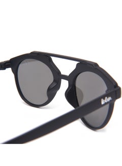 لي كوبر Polarized Sunglasses Black Frame Silver Mirror Lens - 48mm Lens - LCK102C03  - Image 3