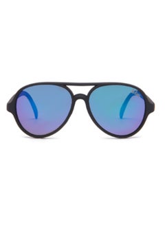Lee Cooper Kids' Polarized Sunglasses Black Frame Green Mirror Lens - 55mm Lens - LCK103C01  - Image 1