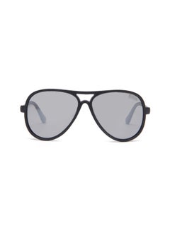 Lee Cooper Kids' Polarized Sunglasses Black Frame Silver Mirror Lens - 52mm Lens - LCK104C03  - Image 1