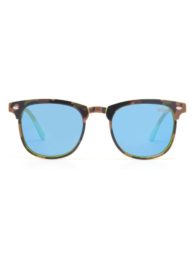 لي كوبر Kids' Polarized Sunglasses Yellow Frame Blue Mirror Mirror Lens 50mm  - LCK105C01  - Image 1